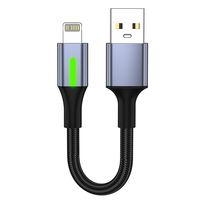 Accessoires mobiles en gros HXBO Câble de données USB-C Type-C à charge rapide 60W 3A en nylon tressé 0,25m/0,5m pour iPhone 17