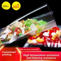 Sac en filet pour emballage alimentaire sous vide, idéal pour la conservation des aliments cuits et des fruits de mer