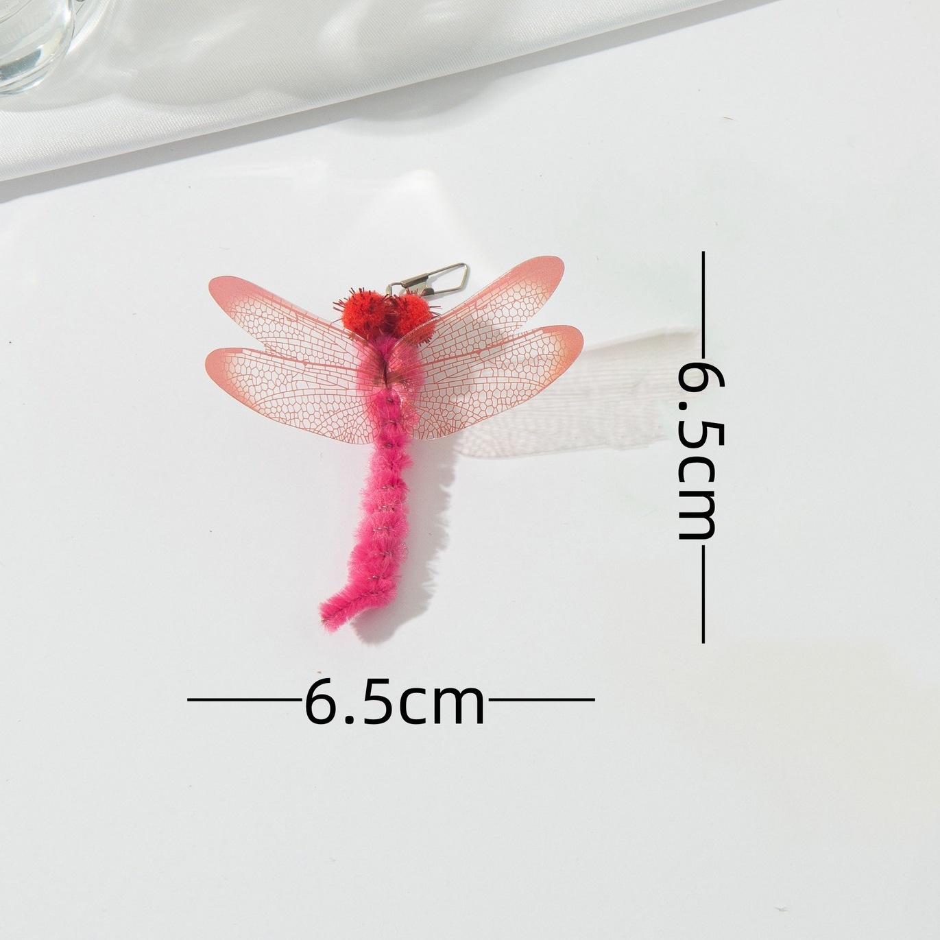 Pink dragonfly