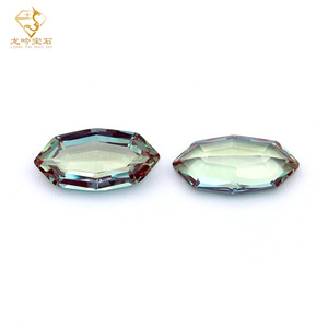 Hình dạng tùy chỉnh 46 # thay đổi màu sắc Corundum bán buôn phòng thí nghiệm phát triển đá quý alexandrite đá quý - Product Image 4