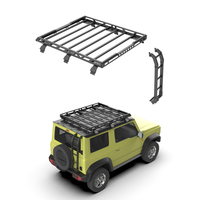 Fabricant de pièces de véhicules tout-terrain en acier et aluminium Echelle latérale de galerie de toit de voiture en gros pour Suzuki Jimny 2018 + 3 portes 5 portes 4x4