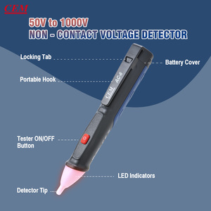 CEM AC-6 Green LED Beeper Sound 1000V AC sem contato Tensão <span class=keywords><strong>Tester</strong></span> Pen com Auto Power Off Material Plástico - Product Image 4
