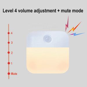 Sonnette sans fil alimentée par batterie, portée 200 m, 60 mélodies, avec détecteur de mouvement et lumière LED nocturne, sans fil - Product Image 5