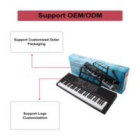 BD-661 Portable Keyboard Instrument Electronic Piano Keyboard 61 Keys Electric Organ With 200 Tones&Rhythms Wholesale Factory