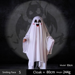Disfraz de Fantasma para Niños de Halloween, Estilo Personaje de TV, Túnica Larga, Artículos Festivos de Carnaval con Capa, Trajes, Decoraciones para Fiestas, Accesorios - Product Image 4