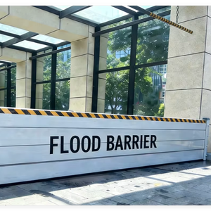 Barrière anti-inondation en aluminium détachable sur mesure, anti-corrosion, avec caractéristiques réfléchissantes pour la lutte contre les inondations et les secours d'urgence - Product Image 1