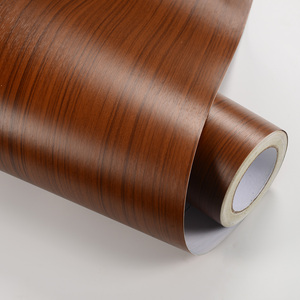 Papier adhésif décoratif, feuilles stratifiées <span class=keywords><strong>à</strong></span> texture réelle pour armoires, film en aluminium, film PVC imitation bois, film PVC - Product Image 2