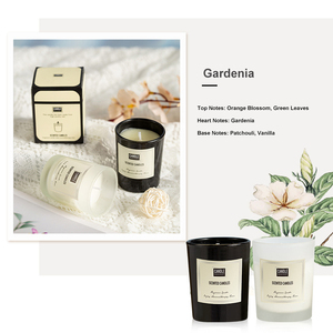 Coffret de bougies parfumées de luxe en cire de soja naturelle, senteur florale de gardénia, pour anniversaire, Saint-Valentin, cadeau d'anniversaire - Product Image 1