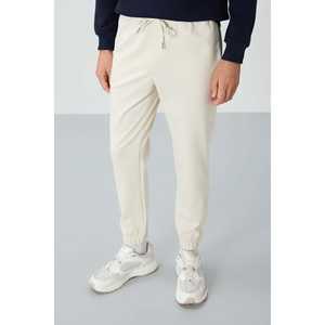 Pantalones Deportivos Beige para Hombre, 100% Algodón, Felpa Francesa, Corte Estándar, Transpirables, Modelo 82156 - Product Image 4