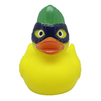 Regalo festivo de Mardi Gras: Juguetes de baño chirriantes de patitos surtidos para bañera, para niños pequeños, para la Día de la Grasa y para la Ducha, en paquete a granel