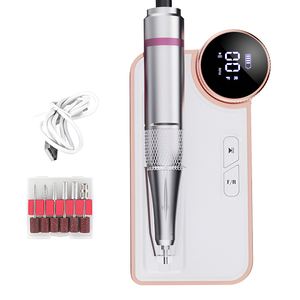 35000RPM Rechargeable <b>Nail</b> <b>Drill</b> <b>Machine</b> Portable Electric Polish File Professional Cordless Manicure Grinder Charging Tool - Product Image 5