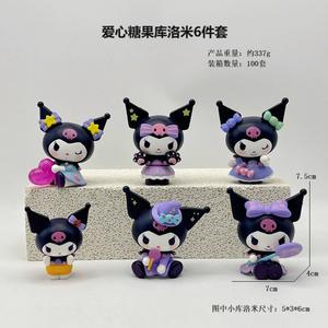 Action Figure in PVC di <span class=keywords><strong>Kuromi</strong></span>, Serie Sanrios Amuse Candy, My Melody Trick-or-Treat, Giocattolo Trendy per Modellini Blind Box - Product Image 1