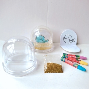 ของเล่นน้ำสำหรับเด็ก ชุดทำสโนว์โกลบพลาสติก DIY - Product Image 1