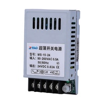 ZTAO Fuente de alimentación de 24V CC de 95% eficiencia SMPS de salida única para controladores LED 220V CA Uso industrial CE para