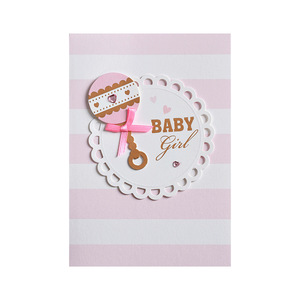 Kartu ucapan bayi laki-laki perempuan, lucu <span class=keywords><strong>Mini</strong></span> interaktif kartu ucapan undangan bayi lahir kartu ucapan undangan - Product Image 5