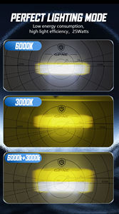 Le plus récent Mini projecteur LED lentille avant gril lumières pour camion Super lumineux double couleur feux <span class=keywords><strong>de</strong></span> croisement et Spot/brouillard/faisceau <span class=keywords><strong>de</strong></span> conduite - Product Image 4