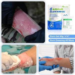 MOQ rendah disesuaikan pemasok yang disetujui peralatan bakar dasar dengan perban luka berperekat termasuk <span class=keywords><strong>Gel</strong></span> bakar - Product Image 5