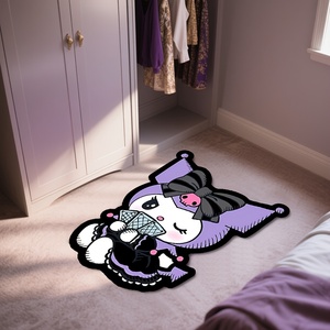 sanrio <strong>Rugs</strong> Custom Anime Irregular Printed Carpet <strong>Kitty</strong> <strong>Rug</strong> Cartoon Bedroom Doormat Die-cutting Precise Cutting Area <strong>Rug</strong> - Product Image 6