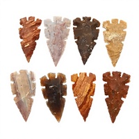 Pointes de flèches en agate sculptées à la main, 2 pouces, pierre semi-précieuse, imitation antique, objets de collection décoratifs, KAMAL AGATE EXPORTS