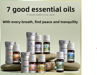 Huile Essentielle Végétale Composée Sept Bonnes Omen, Parfum Naturel Frais, Hydratante et Aromathérapie pour Peaux Mixtes