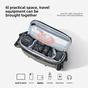 <span class=keywords><strong>Sac</strong></span> à bandoulière pour appareil <span class=keywords><strong>photo</strong></span> résistant à l'eau - <span class=keywords><strong>Sac</strong></span> de photographie de <span class=keywords><strong>voyage</strong></span> en plein air unisexe avec sangle réglable - Product Image 4
