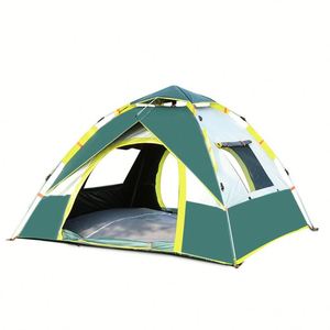 Carpas familiares ultraligeras automáticas para senderismo, carpas de camping impermeables grandes para 4 estaciones - Product Image 2