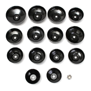 Jeu de clés à filtre à huile 15 pièces, kit d'outils de démontage de boîtier de filtre à huile de type coupelle, douille de capuchon de filtre à huile - Product Image 5