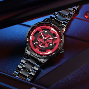 Montre rotative Kaleidoscope Sharingan, 3D, anime japonais, 42 mm, aiguille, quartz, luxe, étanche, mode, unisexe - Product Image 1