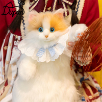 Sac à dos en peluche de chat calico unique et élégant DUPAN, cadeau parfait, jouet animal, poupée, série Flame