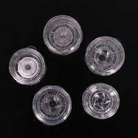 Broyeur à épices carré en verre avec couvercle, 2 pièces, 5oz, cuisine