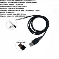 Module de caméra industrielle LED grand angle 62 degrés, diamètre 3,9 mm, résolution 640x480, sans fil, WiFi, pour endoscopie médicale et esthétique, avec connexion USB
