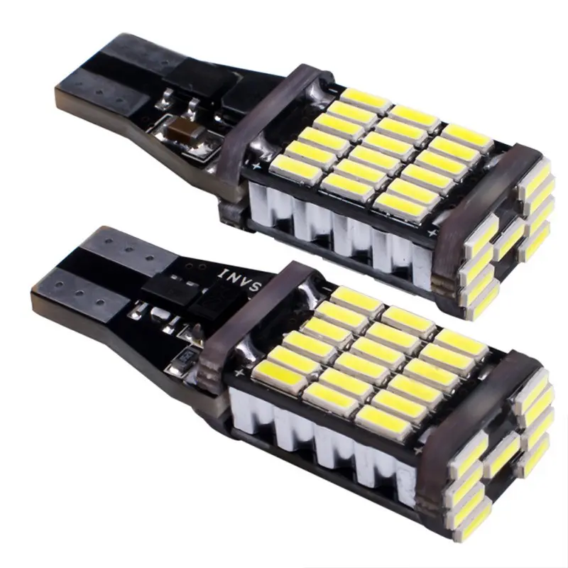 2022 NOVA CHEGADA LEVOU Luz De Backup Carro T15 W16W reverter Acender as luzes Do Carro do bulbo 1156 1157 54smd led luzes