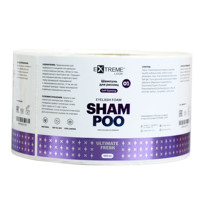 Etiquette de bouteille de sirop contre la toux personnalisée de haute qualité vinyle imperméable PP autocollant en papier synthétique pour emballage