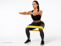Ensemble de bandes de résistance larges en tissu polyester, antidérapantes et très résistantes, pour entraînement des fessiers et des hanches, usage à domicile et en salle de sport, vente en gros