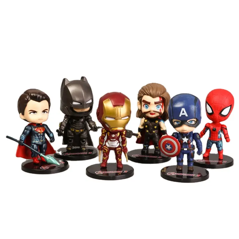 Patung Aksi PVC Superhero Spiderman Mini Kustom Pabrik