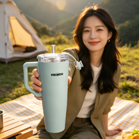 Mug isotherme en acier inoxydable de qualité supérieure avec isolation thermique de 12 à 24 heures, anti-fuite, sans BPA, construction alimentaire sécurisée