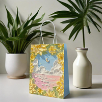 Sacs cadeaux classiques pour Halloween écologiques, recyclables, en papier kraft brun de luxe, avec estampage à chaud, logo personnalisé - Vente en gros de cosmétiques