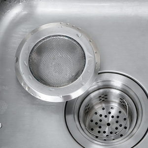 Filtre à évier en acier inoxydable pour cuisine, tamis de vidange pour légumes et déchets alimentaires - Product Image 2