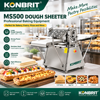 Machine à étaler la pâte commerciale pour la pâte feuilletée, les tartes aux œufs, les croissants et la fabrication de pâtisseries
