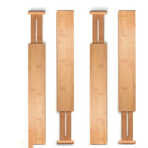 Séparateur de <span class=keywords><strong>tiroir</strong></span> en bambou extensible pour la maison Séparateur de <span class=keywords><strong>tiroir</strong></span> en bambou réglable pour <span class=keywords><strong>tiroir</strong></span> de cuisine Partition télescopique - Product Image 2