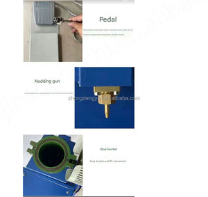 เครื่องติดกาวร้อนอัตโนมัติแบบตั้งโต๊ะสำหรับติดกาวรองเท้าและปิดผนึกกล่อง - Product Image 2