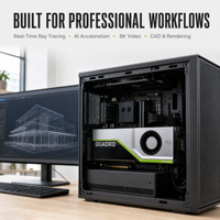 Carte graphique professionnelle RTX 6000 24 Go GDDR6, 4608 cœurs CUDA, 72 cœurs RT, PCIe 3.0 X16 pour le rendu 3D et les stations de travail IA