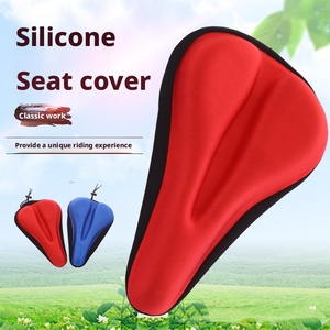 Saddle 3D Bike Seat Cover <b>Padded</b> Wide Gel Soft <b>Pad</b> Exercise Bike Seat <b>Cushion</b> Wide Foam Mountain Seat <b>Cushion</b> - Product Image 6