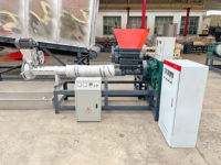 Granulateur plastique monovis pour le recyclage de déchets de film soufflé (LDPE, LLDPE, PE, PP, EVA) et de bords de film usagés, machine de pelletisation