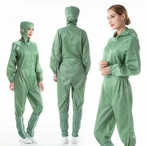 Groothandel Anti-Statische Kleding Laboratorium Schone En Stofvrije Kleding Overalls Beschermende Kleding Anti-Statische Capuchon Jumpsuit