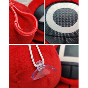 Peluche da Collezione a Forma <span class=keywords><strong>di</strong></span> Personaggio Mascherato per Alleviare Stress e Ansia - Giocattolo Morbido e Spremibile, Design Personalizzabile con Tuta Rossa - Product Image 5