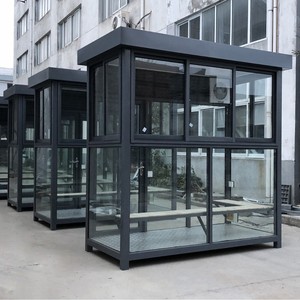Refugio para Fumar de Acero para Exteriores, Diseño Minimalista Portátil para Áreas de Descanso en Fábricas y Parques - Product Image 1