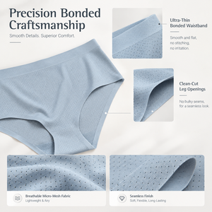 Intimo Donna Invisibile <span class=keywords><strong>Senza</strong></span> Cuciture, <span class=keywords><strong>Slip</strong></span> Femminili <span class=keywords><strong>Senza</strong></span> Cuciture Visibili, Biancheria Intima Liscia e Confortevole che si Adatta alla Pelle - Product Image 5