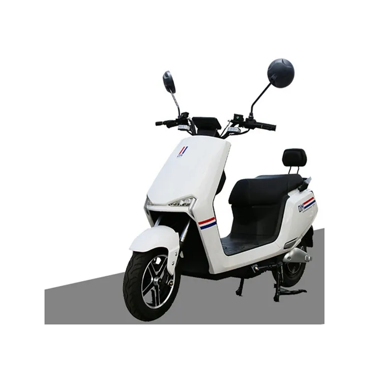 Scooter branco de alta qualidade para entrega de alimentos, adulto, motocicleta elétrica rápida