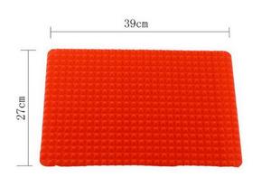 Tappetino in Silicone per Cottura, Griglia BBQ, Padella Piramidale, Antiaderente, per Microonde, Teglia da Forno, Tappetino per Pizza, Utensile da Cucina - Product Image 5